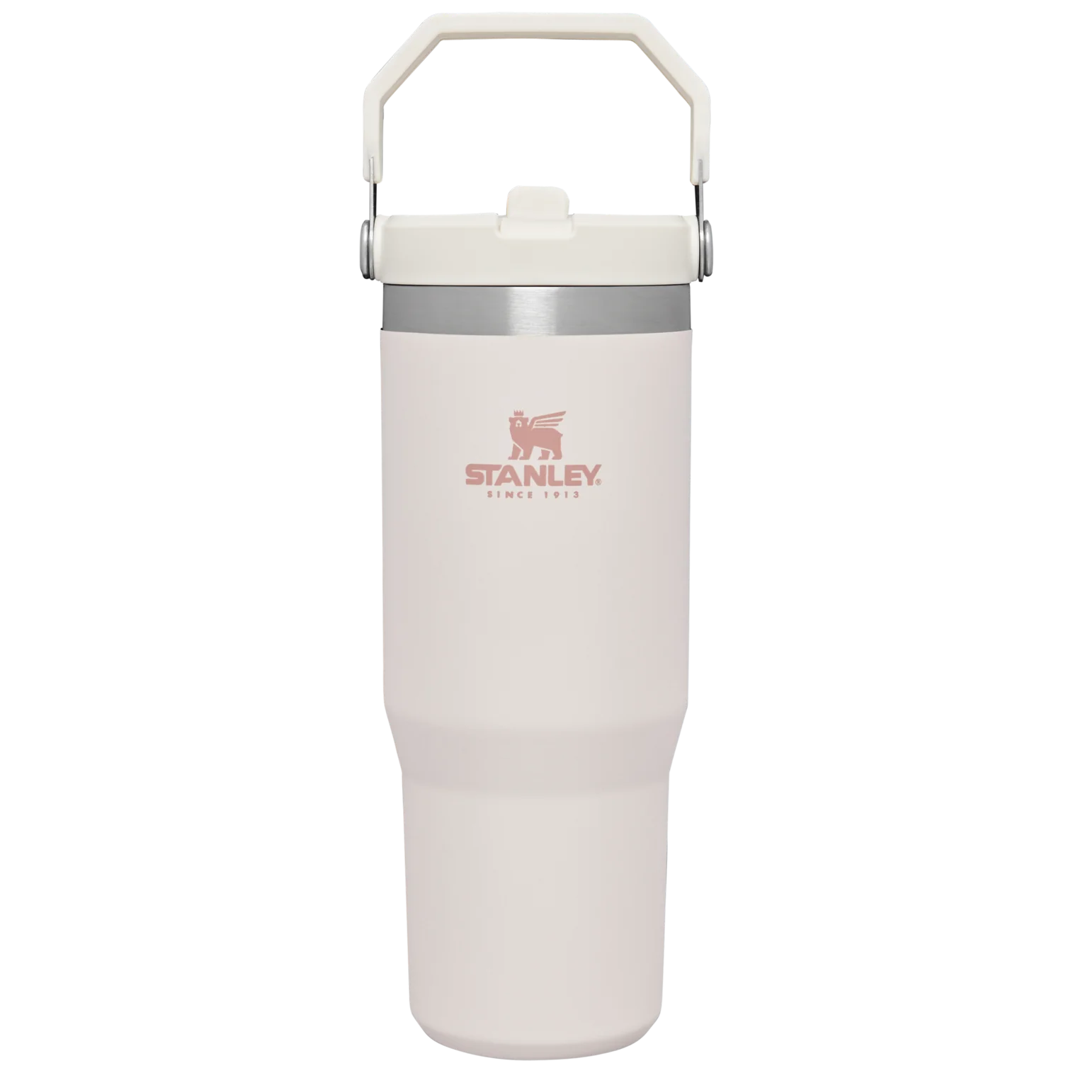 STANLEY 經典系列 IceFlow 手提吸管杯- 玫瑰粉 | The IceFlow Flip Straw Tumbler - Rose Quartz 30oz
