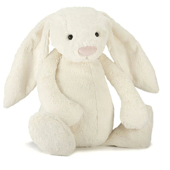 Jellycat Bashful 特大號兔子毛絨玩具 51 厘米 - 米白色 | Bashful Bunny huge soft toy 51cm - Cream