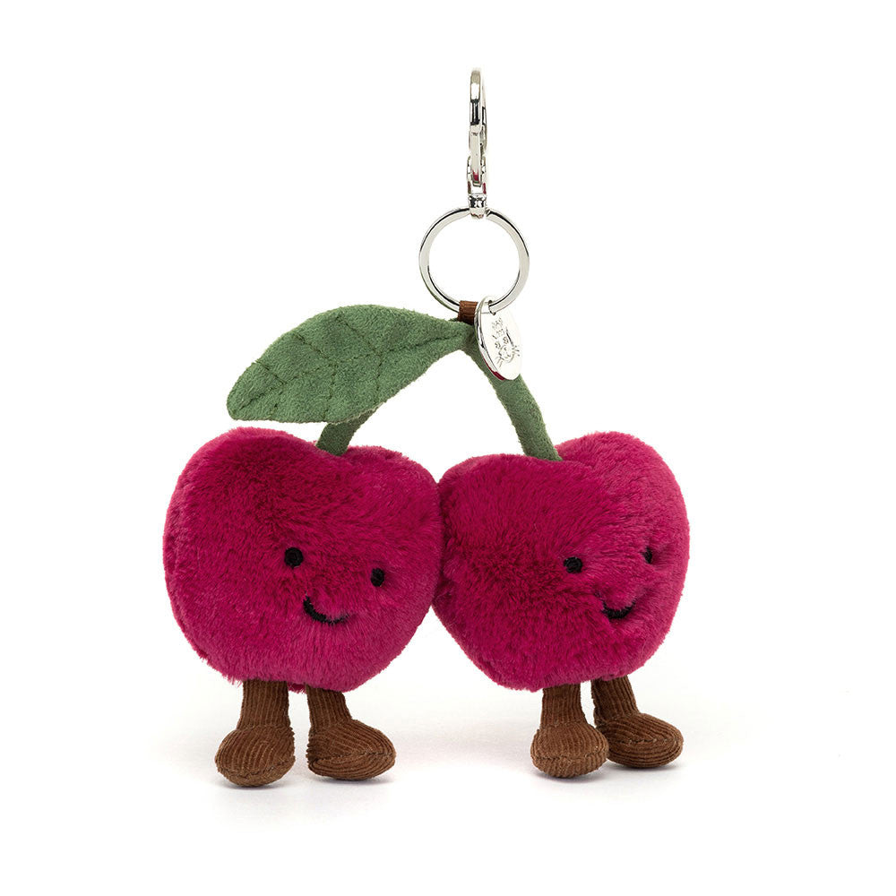 Jellycat 可愛車厘子鎖匙扣 | Amuseables Cherries Bag Charm 16cm