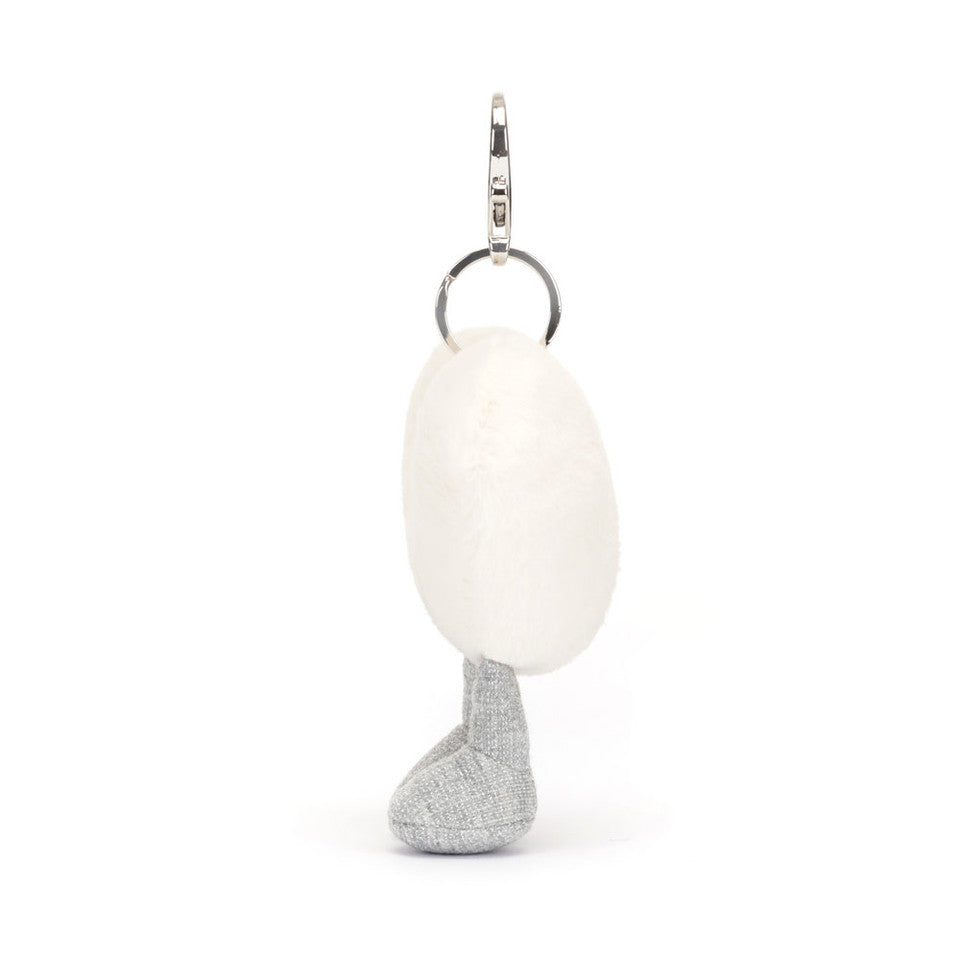 Jellycat 白色心心鎖匙扣 | Amuseables Cream Heart Bag Charm 13cm