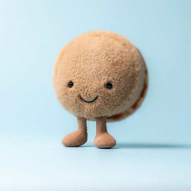 Jellycat 朱古力馬卡龍 | Amuseables Mona Macaron 12cm