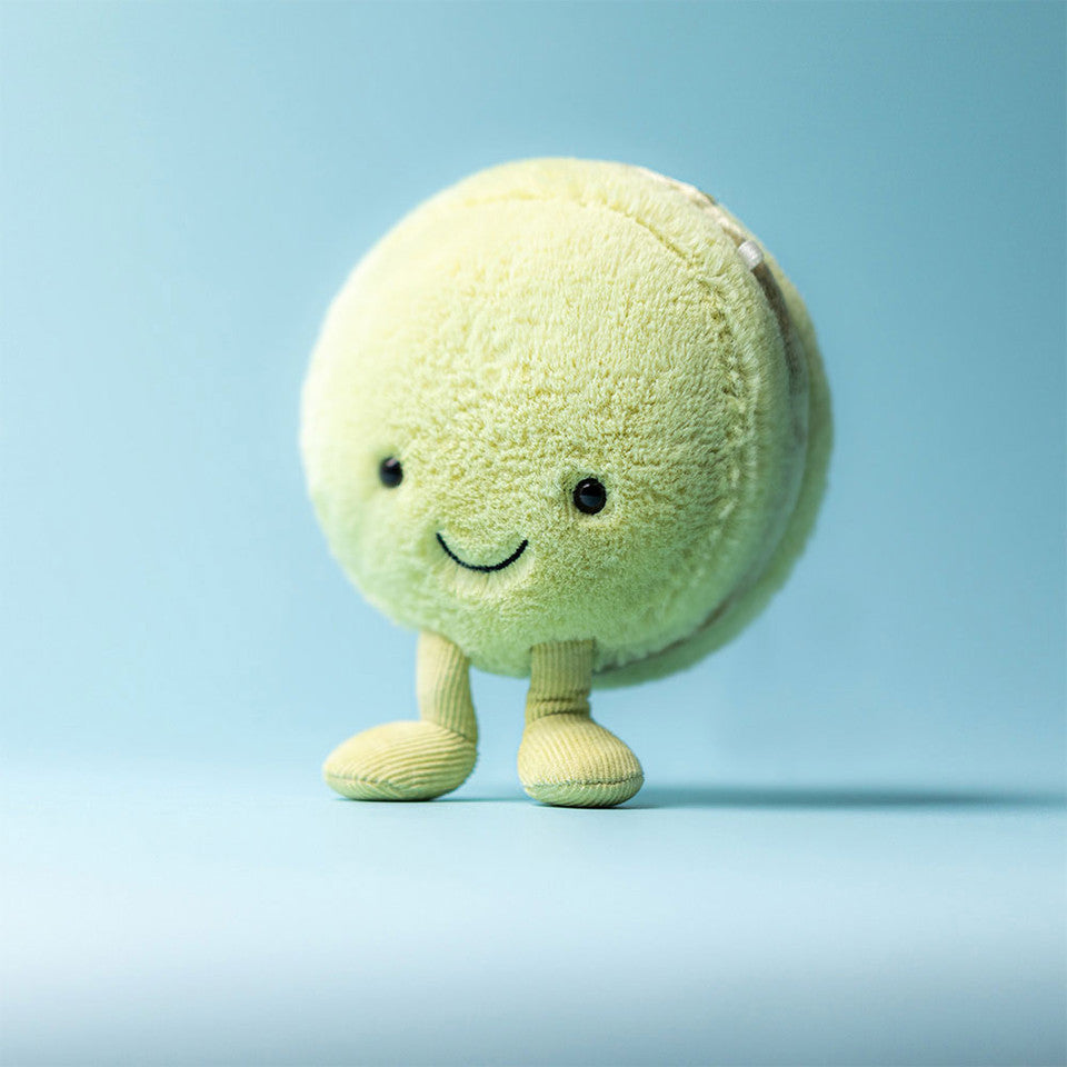 Jellycat 開心果馬卡龍| Amuseables Max Macaron 12cm