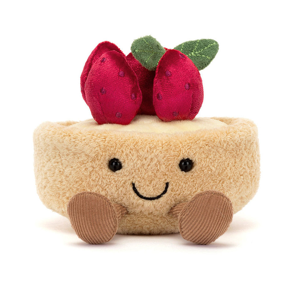 Jellycat 法式草莓撻 | Amuseables Fleurette Tarte Aux Fraises 11cm