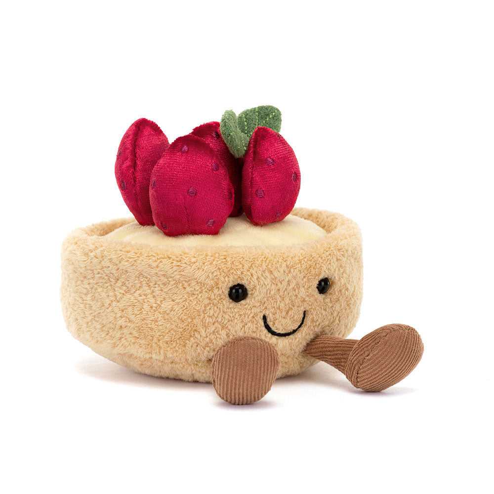 Jellycat 法式草莓撻 | Amuseables Fleurette Tarte Aux Fraises 11cm