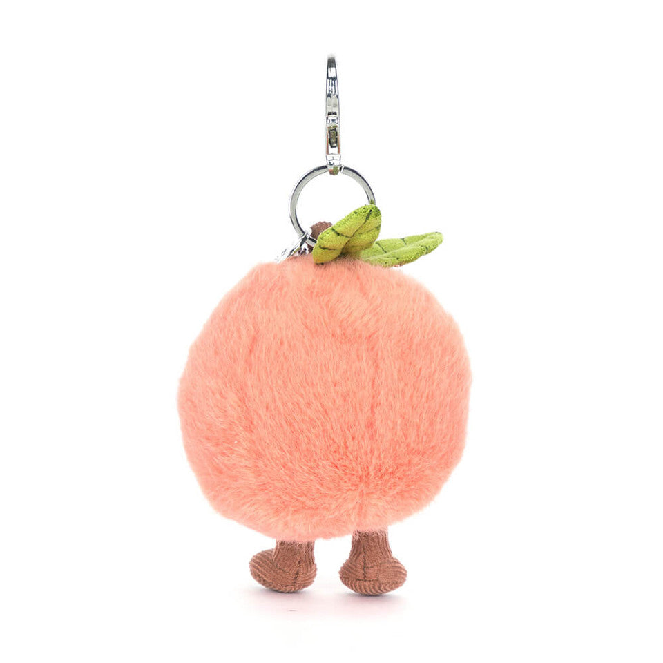 Jellycat 小蜜桃鎖匙扣 | Amuseables Peach Bag Charm 15cm