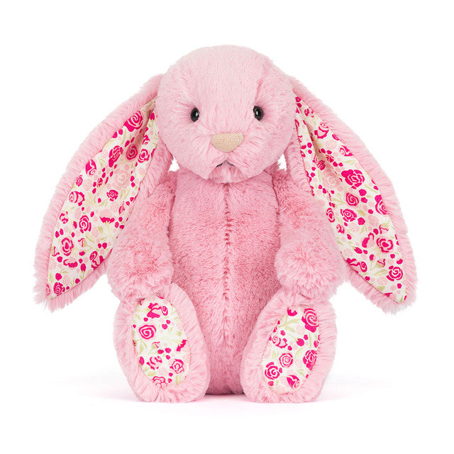 Jellycat 奢華版碎花粉色賓尼兔 | Blushkin Blossom Luxe Bunny 31cm