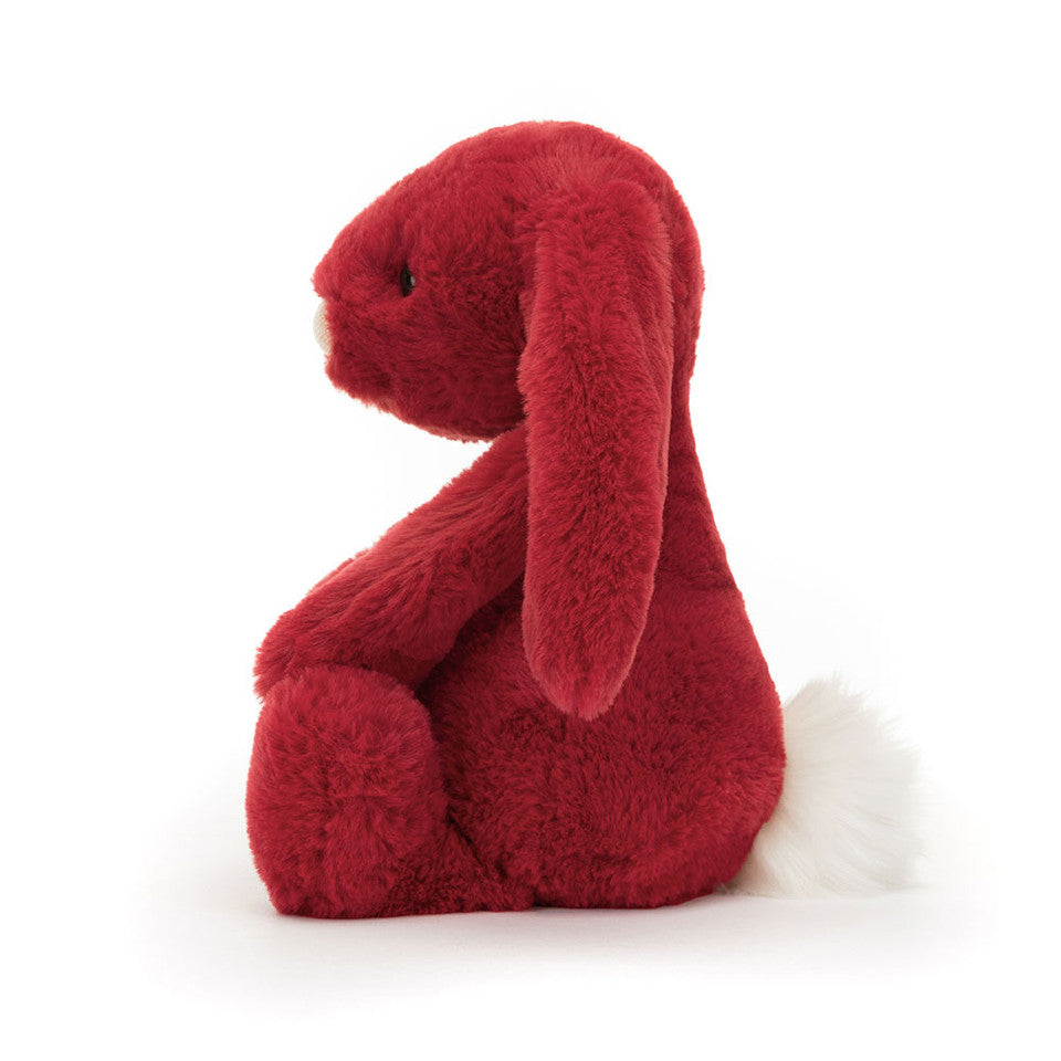 Jellycat 奢華版紅色兔子 | Bashful Luxe Bunny Scarlett 31cm