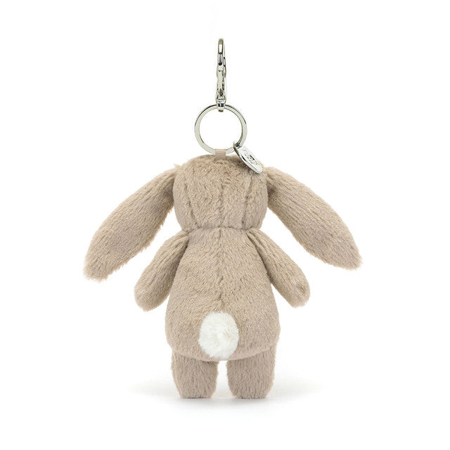 Jellycat 碎花兔兔鎖匙扣 |Blossom Beige Bunny Bag Charm 17cm