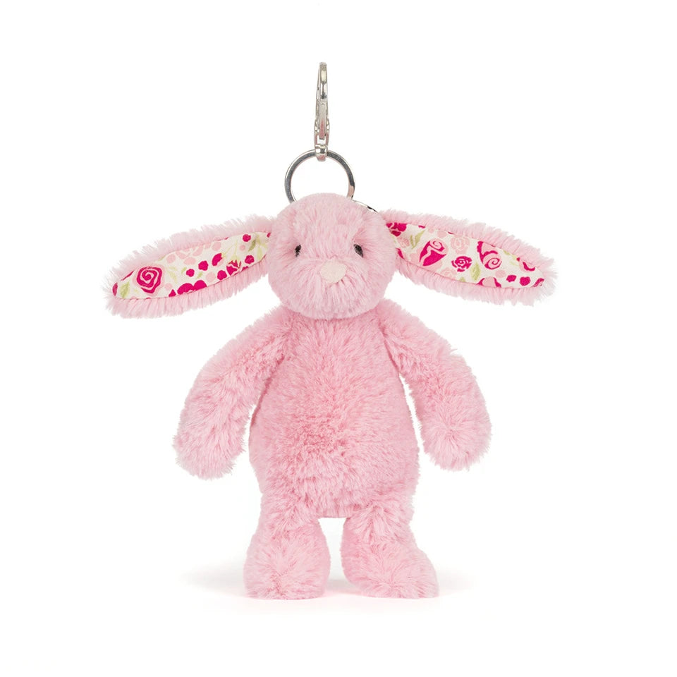 Jellycat 粉紅花瓣賓尼兔鎖匙扣 | Blushkin Blossom Bunny Bag Charm 18cm