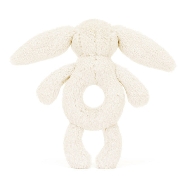 Jellycat 害羞賓尼兔手搖鈴 - 米白色| Bashful Bunny Ring Rattle 18cm