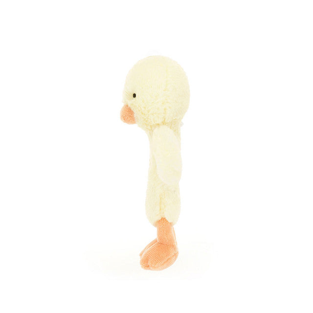 Jellycat 鴨子手搖鈴 | Bashful Duckling Ring Rattle 18cm