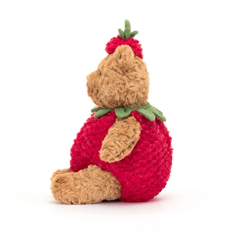 Jellycat 巴塞羅熊士多啤梨裝| Bartholomew Bear Strawberry 26cm