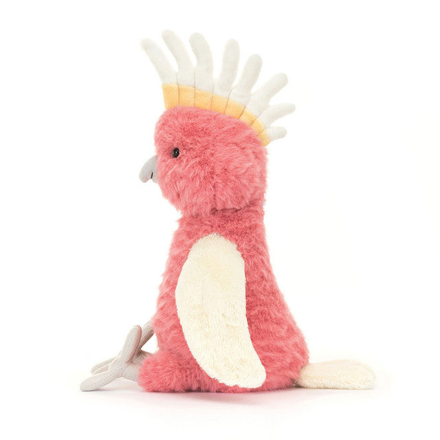JellycatT 粉紅鸚鵡 | Squawkatoo 25cm