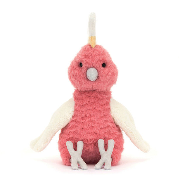 JellycatT 粉紅鸚鵡 | Squawkatoo 25cm