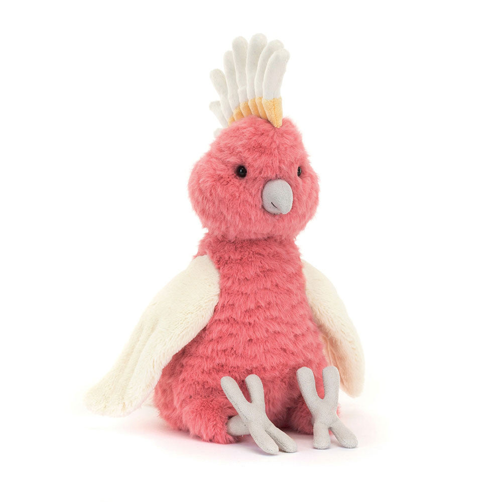 JellycatT 粉紅鸚鵡 | Squawkatoo 25cm