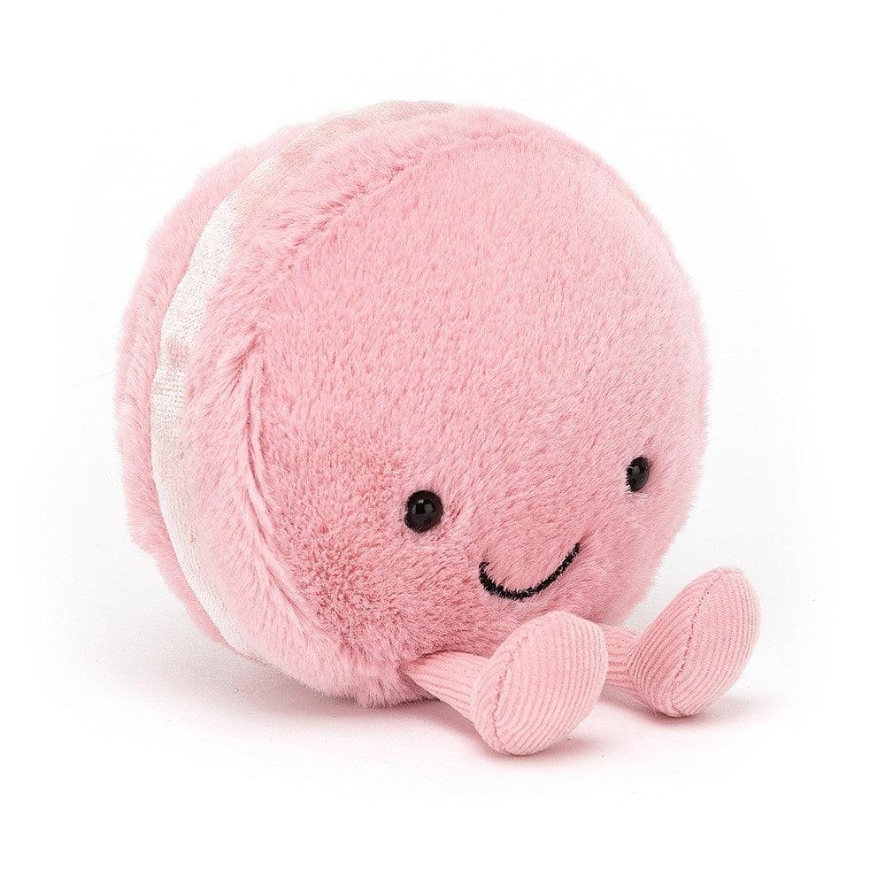 Jellycat 粉紅馬卡龍| Amuseables Mia Macaron 12cm
