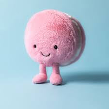 Jellycat 粉紅馬卡龍| Amuseables Mia Macaron 12cm