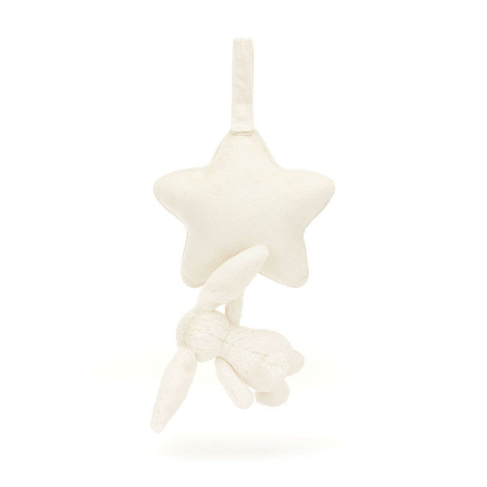 Jellycat 兔子音樂掛飾- 米白色 | Bashful Bunny Musical Pull 30cm - Cream