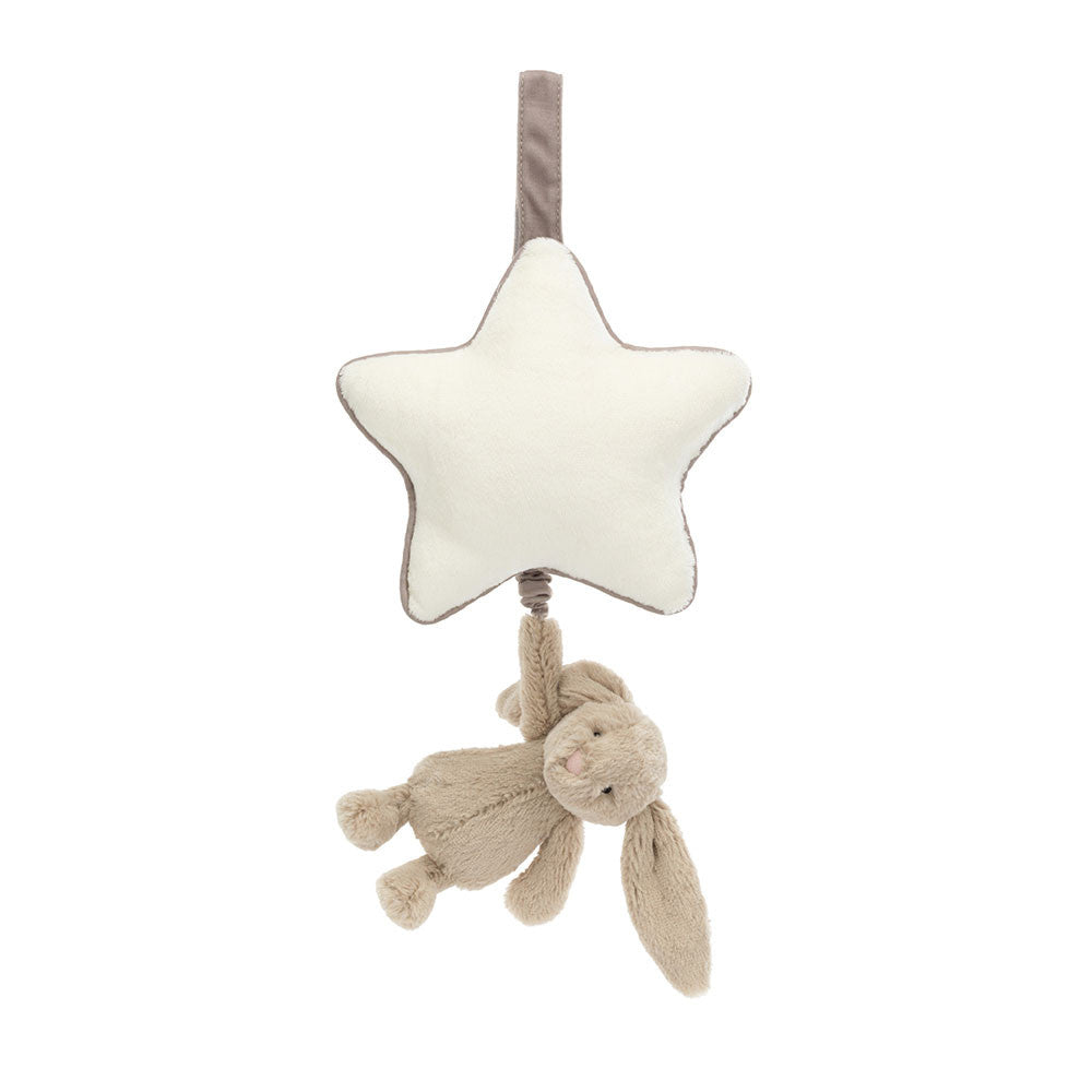 Jellycat 兔子音樂掛飾- 淺啡色 | Bashful Bunny Musical Pull 30cm -Beige