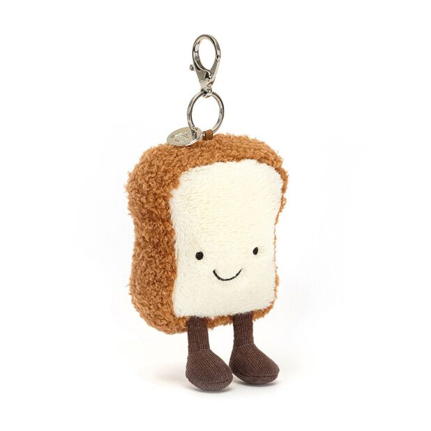Jellycat Toast Keychain|Amuseable Toast Bag Charm 19cm