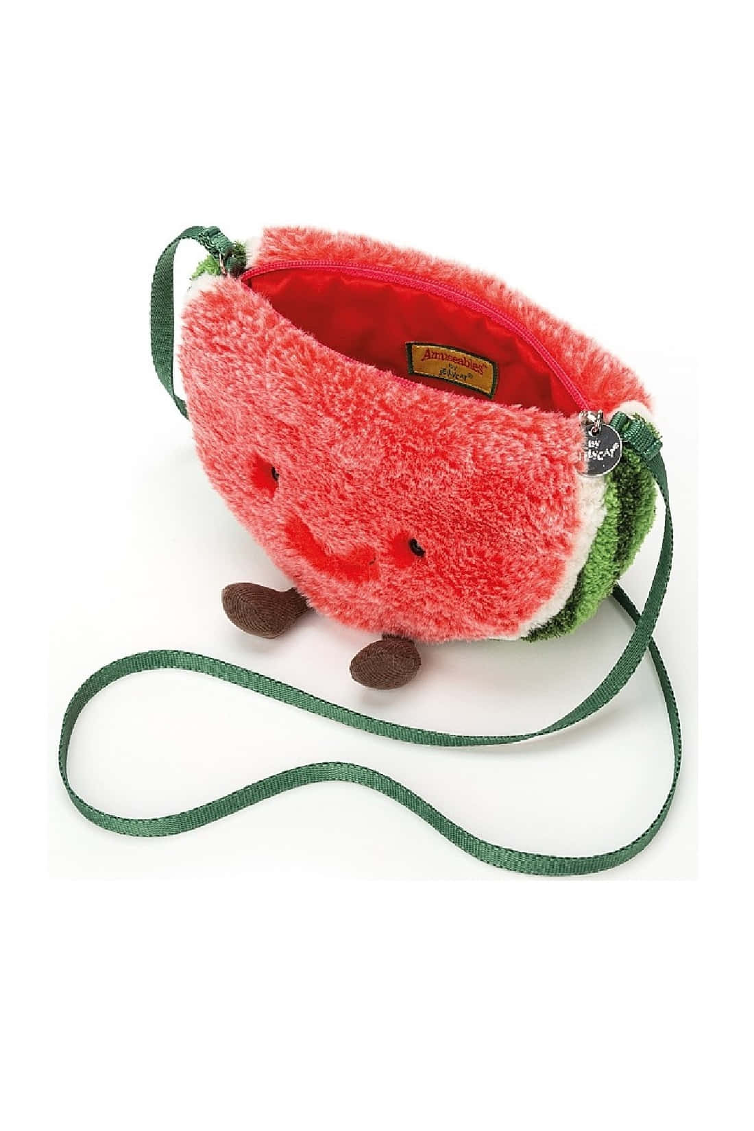 Jellycat Smiling Watermelon Bag | Amuseable Watermelon Bag 22cm