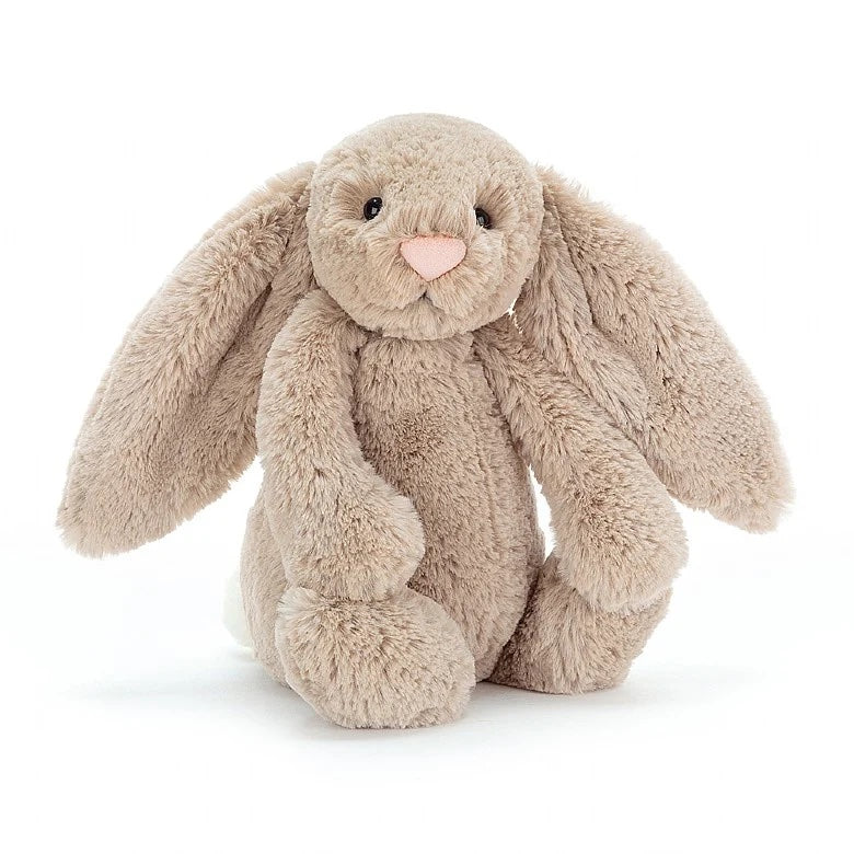 Jellycat Bashful 中號兔子毛絨玩具 31 厘米 - 淺啡色 | Bashful Bunny medium soft toy 31cm - Beige