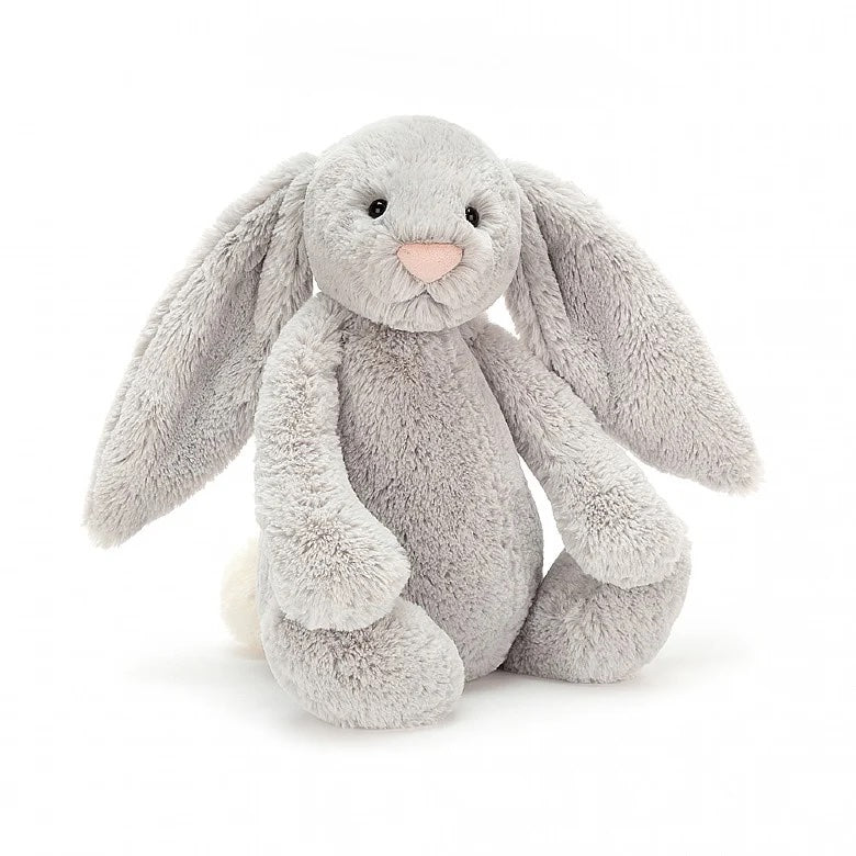 Jellycat Bashful 大號兔子毛絨玩具 36 厘米 - 灰色  | Bashful Bunny large soft toy 36cm -Gray
