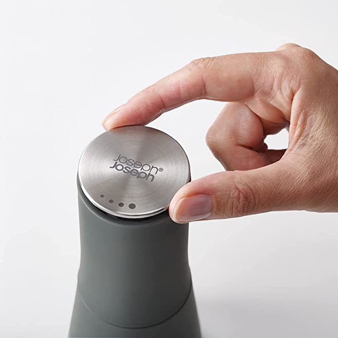 Joseph Jospeh Milltop™ Salt & Pepper Mills 胡椒鹽研磨器 | Milltop™ ceramic and stainless-steel salt and pepper mill set