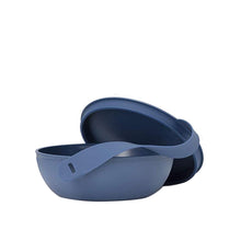 將圖片載入圖庫檢視器 W&amp;P Porter 深藍色塑膠碗午餐盒1 公升 |  The Porter plastic portable lunch bowl - NAVY 1L
