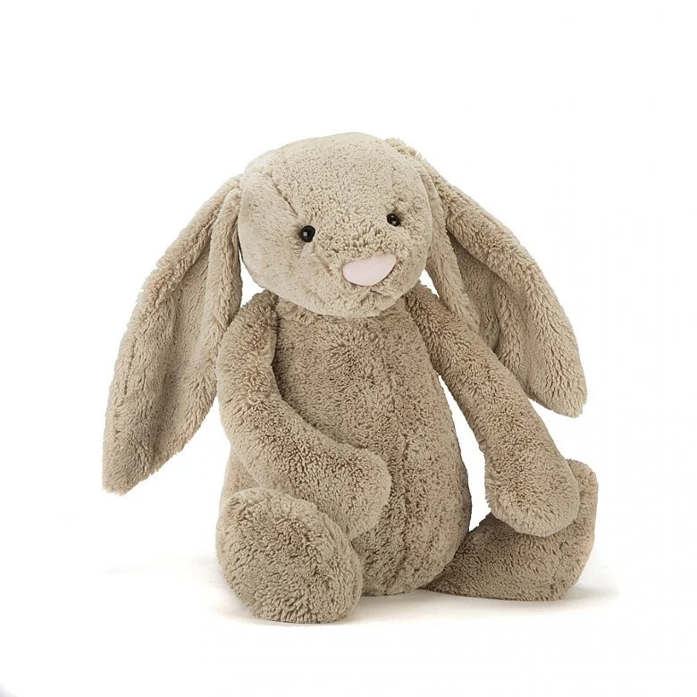 Jellycat Bashful 特大號兔子毛絨玩具 51 厘米 - 淺啡色 | Bashful Bunny huge soft toy 51cm - Beige