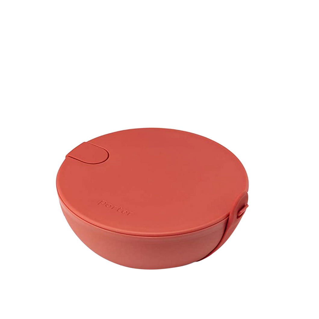 W&P Porter 橙紅色塑膠碗午餐盒1 公升 |  The Porter plastic portable lunch bowl 1L