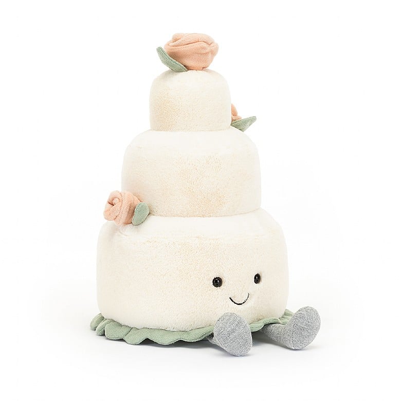 Jellycat Wedding Cake | Amuseable Wedding Cake soft toy 19cm