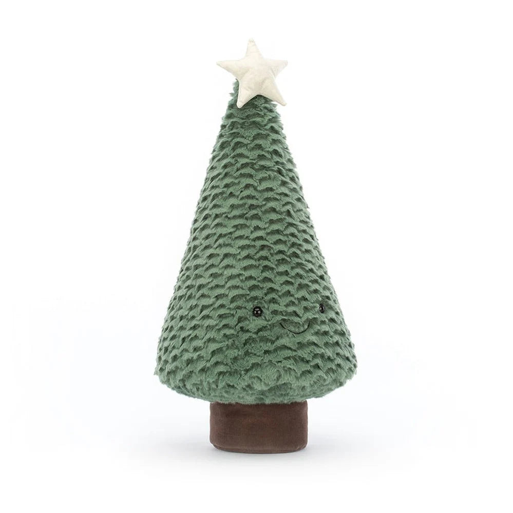 Jellycat Smiling Christmas Tree｜Small Amuseable Blue Spruce Christmas Tree 15cm