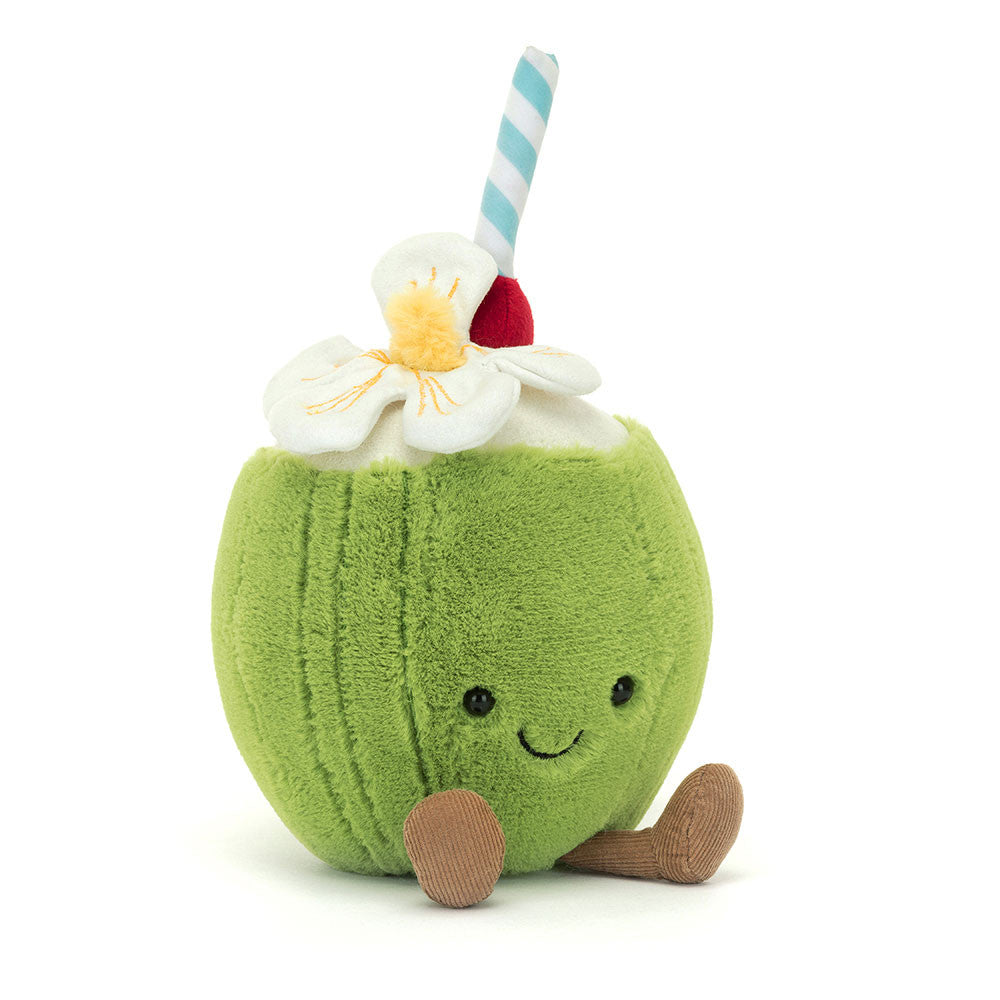 Jellycat 小椰青 | Amuseables Aruba Coconut 15cm