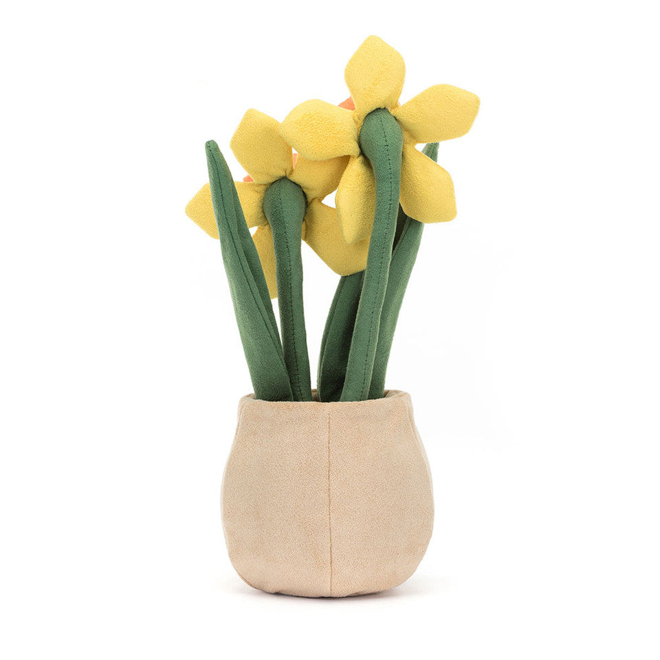 Jellycat Fun Daffodil Potted Plant｜Amuseable Daffodil Pot 28cm