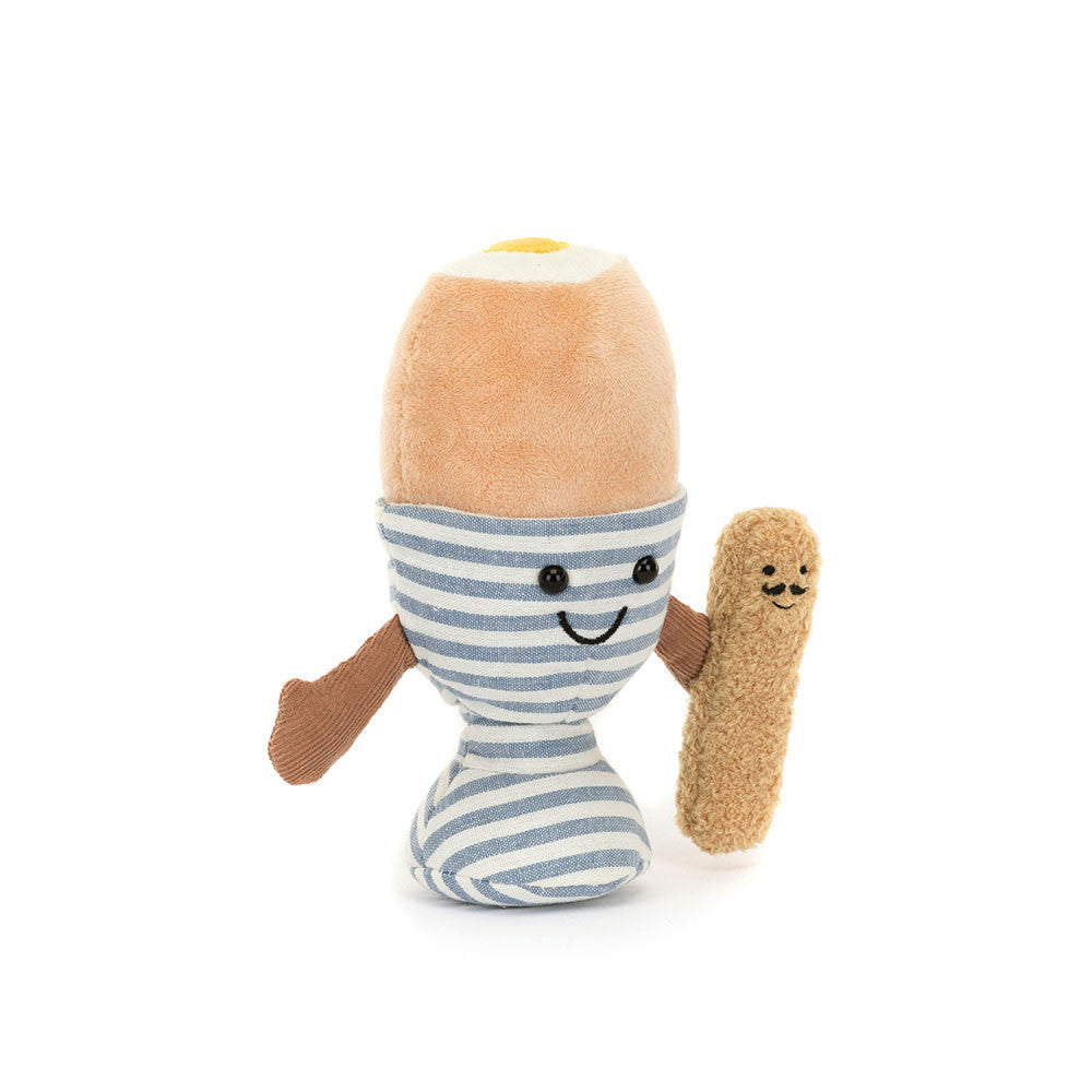 Jellycat 溏心水煮蛋 ｜Amuseables Eggetha Egg & Lance Soldier 16cm