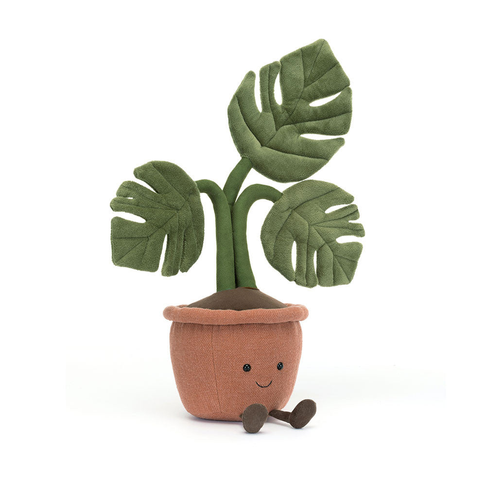 Jellycat 微笑龜背竹 | Amuseables Monstera Plant 43cm