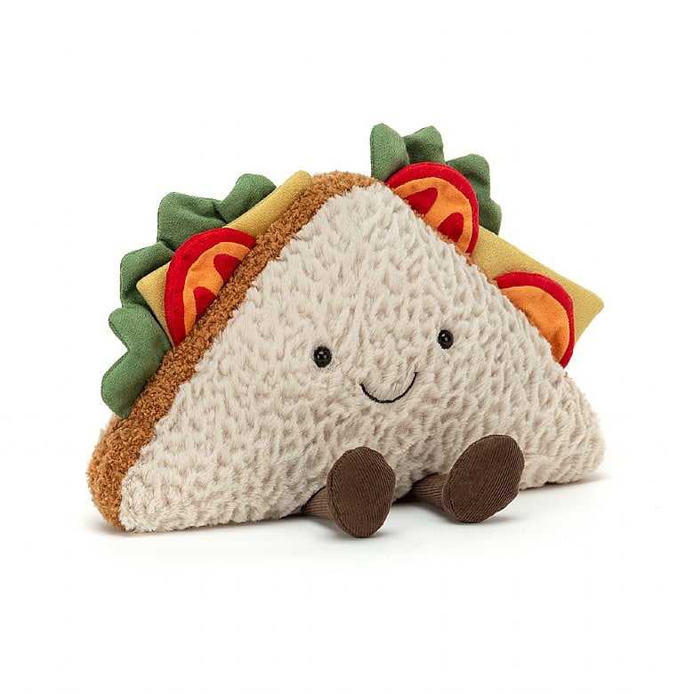 Jellycat Sandwich Plush Toy | Amuseable Sandwich 24cm