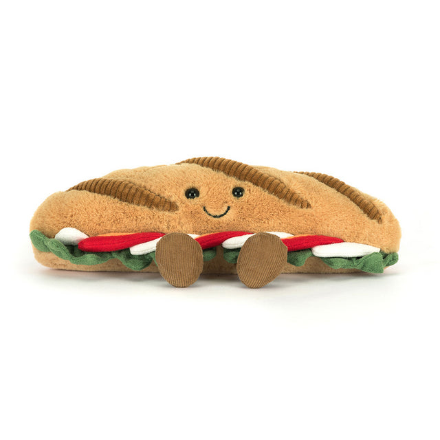 Jellycat 番茄芝士法包 | Amuseables Caprese Baguette 10cm
