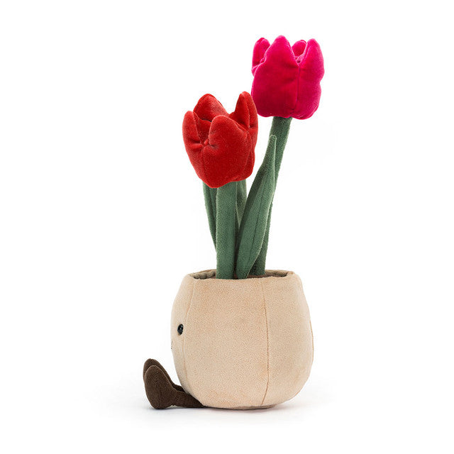 Jellycat 微笑鬱金香 | Amuseables Tulip Pot 30cm