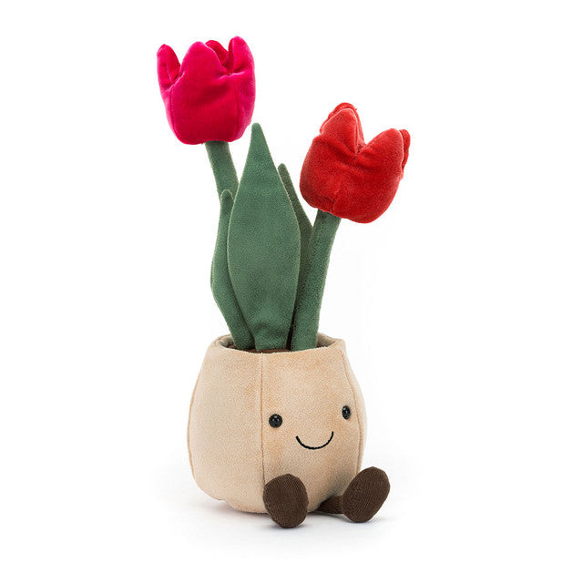 Jellycat 微笑鬱金香 | Amuseables Tulip Pot 30cm