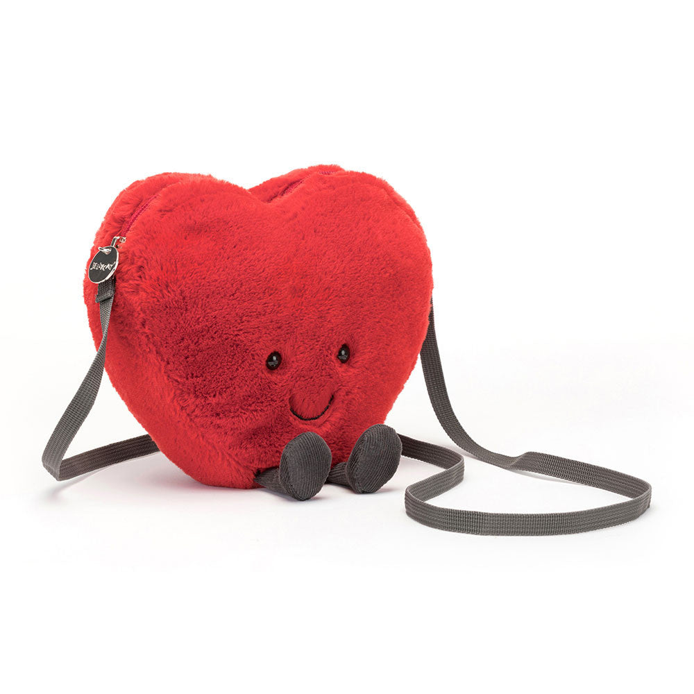 Jellycat Red Heart Bag | Amuseables Heart Bag 17cm