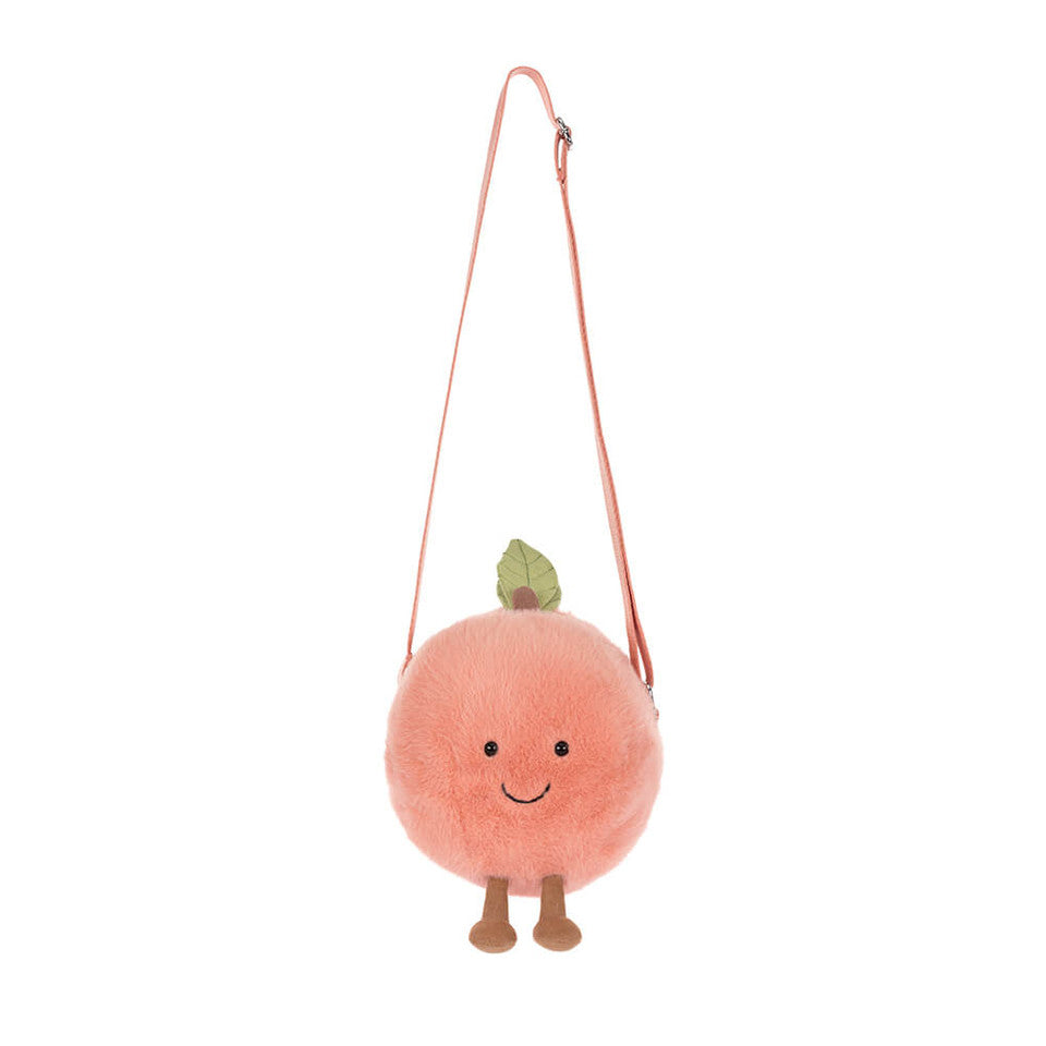 Jellycat 蜜桃袋子 | Amuseables Peach Shoulder Bag 18cm