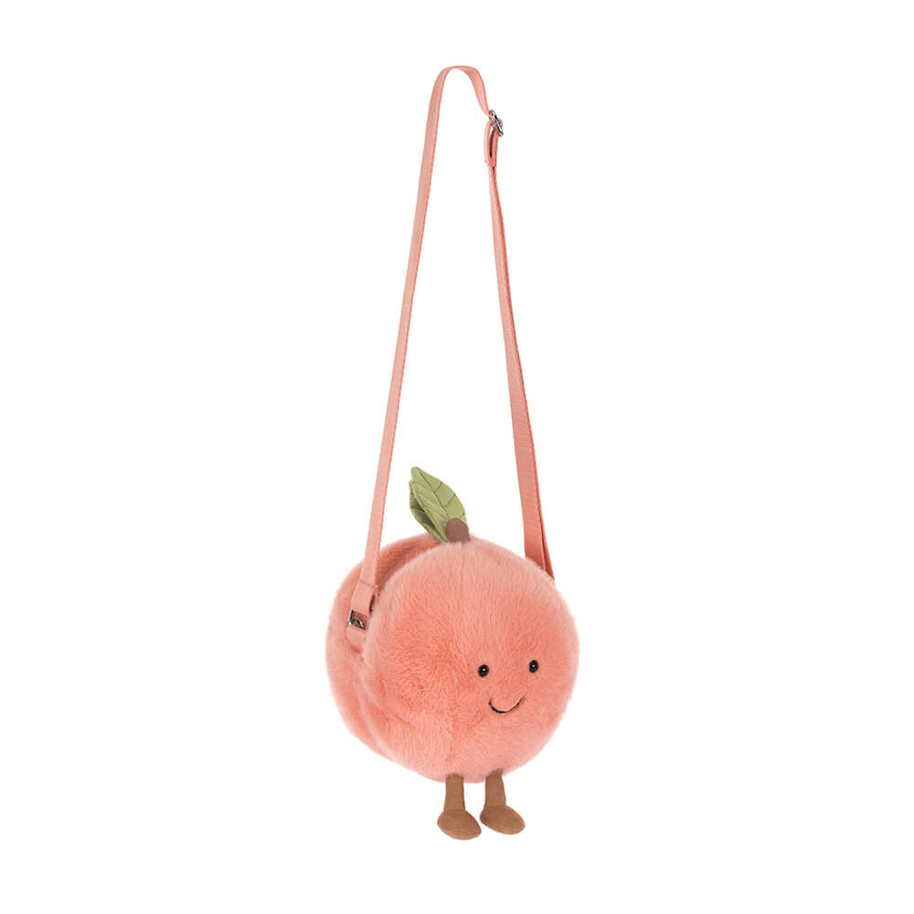 Jellycat 蜜桃袋子 | Amuseables Peach Shoulder Bag 18cm