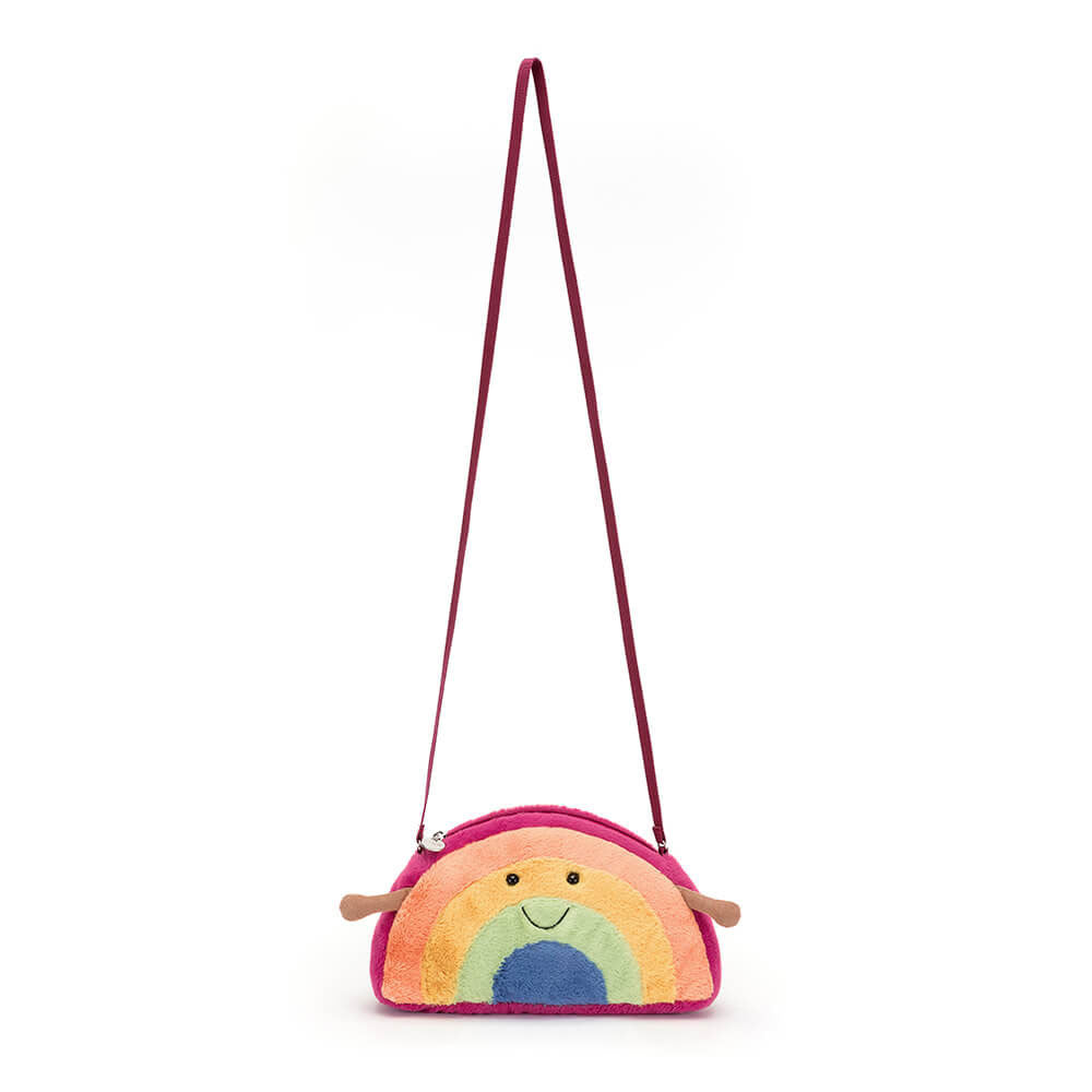 Jellycat Smiling Rainbow Bag | Amuseables Rainbow Bag 25cm