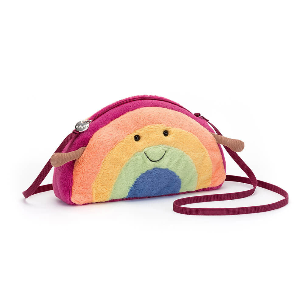 Jellycat Smiling Rainbow Bag | Amuseables Rainbow Bag 25cm