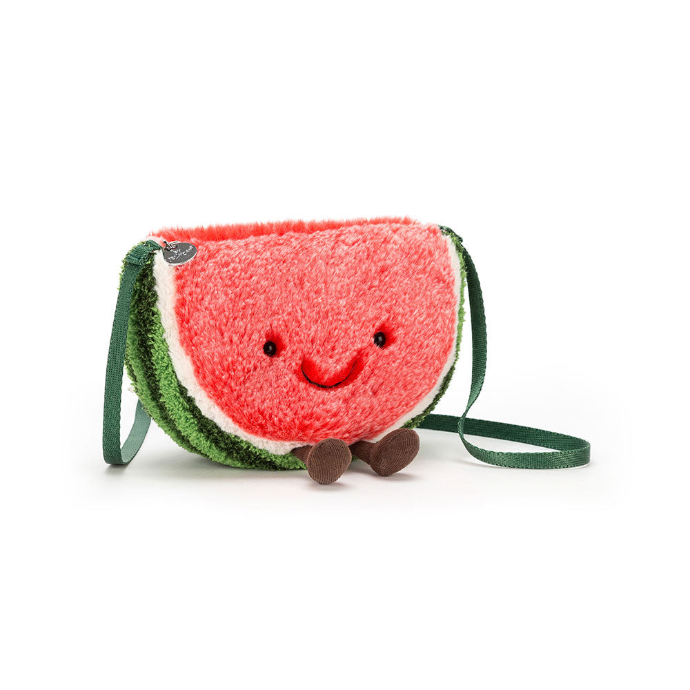 Jellycat Smiling Watermelon Bag | Amuseable Watermelon Bag 22cm