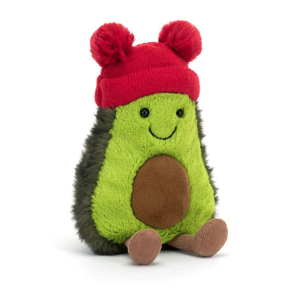 Jellycat 冷帽小牛油果 |  Amuseables Bobble Avocado 19cm