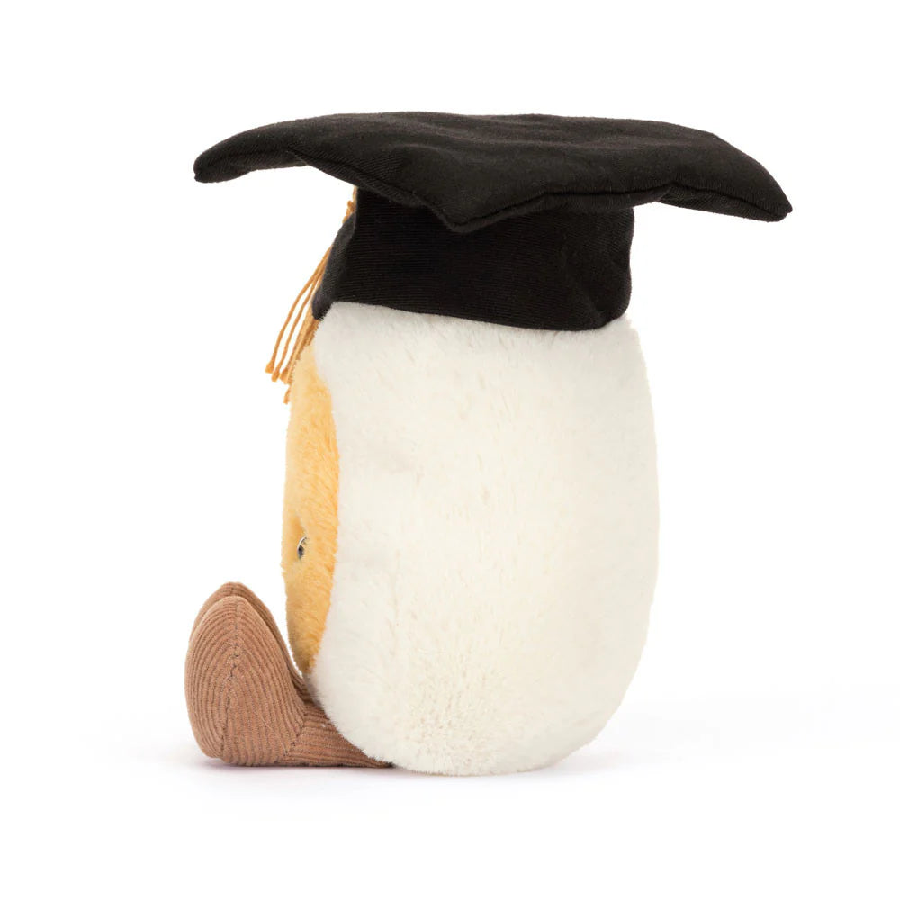 Jellycat 畢業雞蛋 ｜Amuseable Boiled Egg Graduation soft toy 14cm