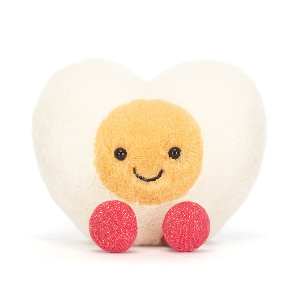 Jellycat 愛心雞蛋 | Amuseables Heart Boiled Egg 12cm